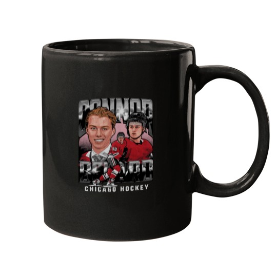 Discover Connor Bedard Chicago Vintage - Connor Bedard - Mugs