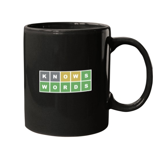 Discover WORDLE KNOWS WORDS Mugs