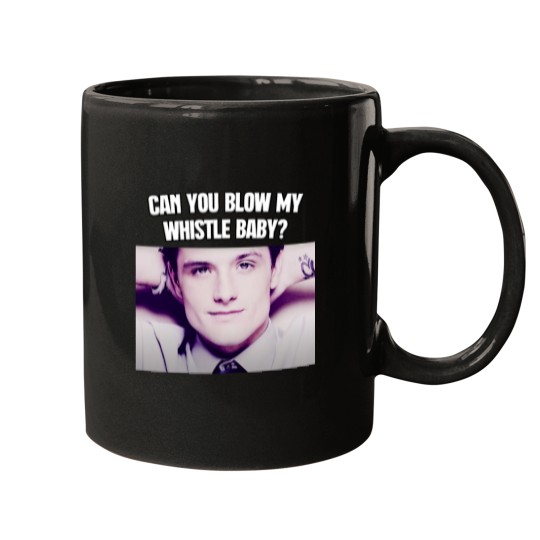 Discover Can You Blow My Whistle Baby Josh Hutcherson TikTok Meme Mugs