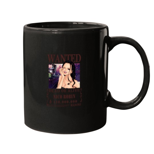 Discover Nico Robin Wanted One Piece Anime Mugs