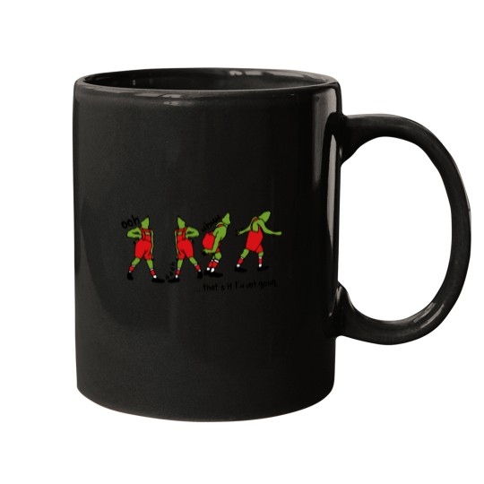 Discover Embroidered That's It I'm Not Going Embroidered Mugs, Funny Greenchmas Cute Christmas Mugs, Christmas Gifts