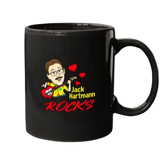 Discover Jack Hartmann Rocks Short Sleeve Gift \ Mugs