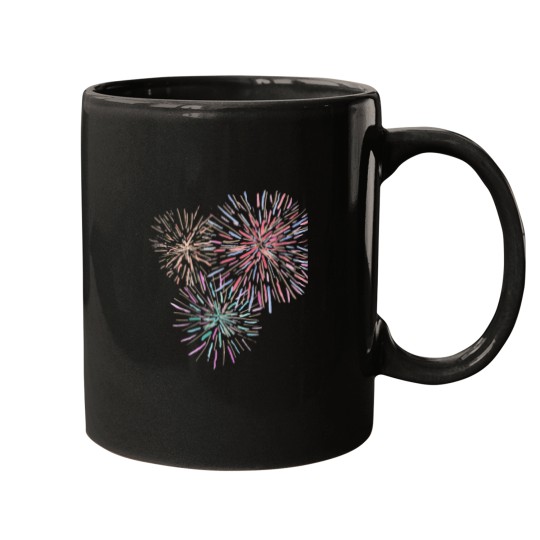 Discover Fireworks Sticker Mugs