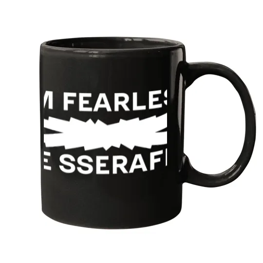 Discover LESSERAFIM LOGO - IM FEARLESS Long Mugs