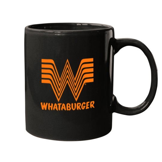 Discover Whataburger Fast Food Restaurant logo Mugs