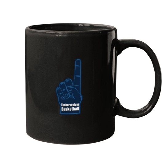 Discover minnesota-timberwolves Basketball Foam Finger Mugs