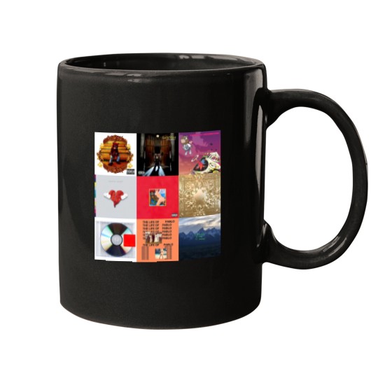 Discover Kanye Albums Mugs