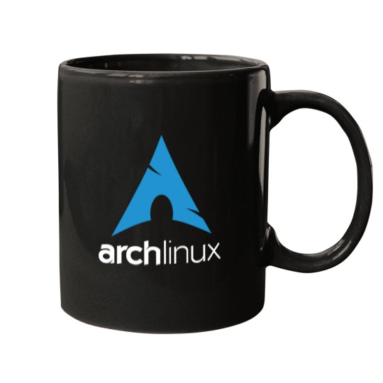 Discover Dark Color Arch Linux Mugs