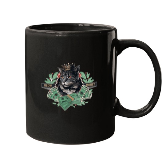 Discover Chat Therian - Chat rigolo Meow money Mugs