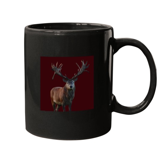 Discover A Magnificent Regal Red Stag Mugs