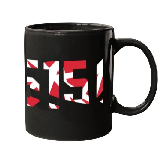 Discover 5150 E  V  H Guitar Inspired Illustration Mugs