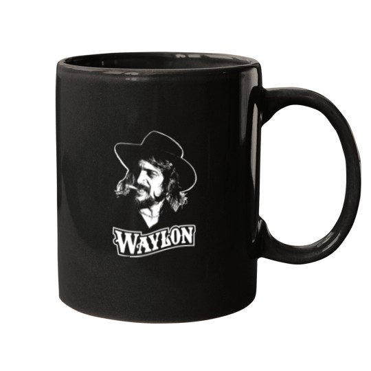 Discover Waylon Jennings Vintage Mugs, Waylon TOUR 1984 Vintage Mugs