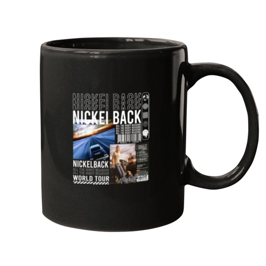Discover Nickelback Music Mugs, Merch Vintage Get Rollin' Tour 2023 Mugs