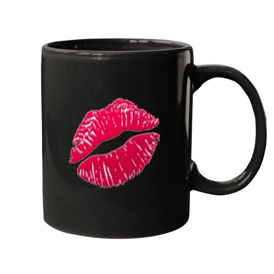 Discover Pink Lips Mugs