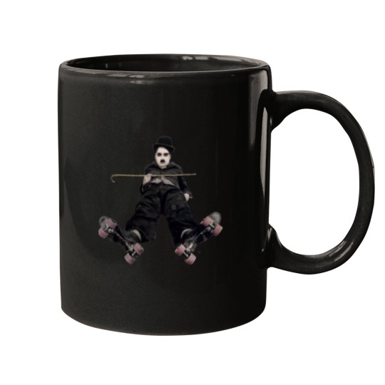 Discover Roller Skating ChaplinRoller Skating Chaplin Mugs