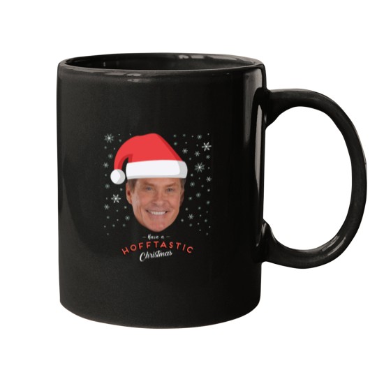 Discover david hasselhoff have a hofftastic christmas Mugs