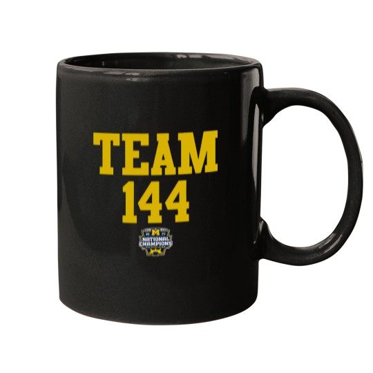 Discover Michigan Team 144 National Champions 2023 Mugs