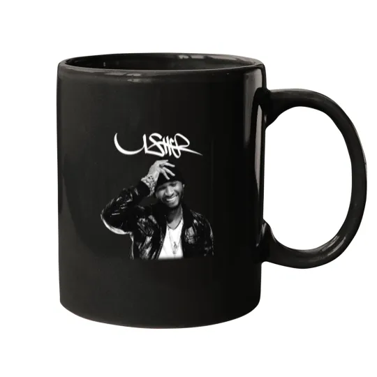 Discover Vintage Usher Unisex Graphic Concert Mug