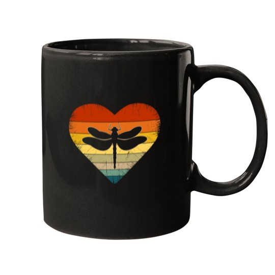 Discover Dragonfly Themed Graphic for Men Women Funny Valentines Day Mugs