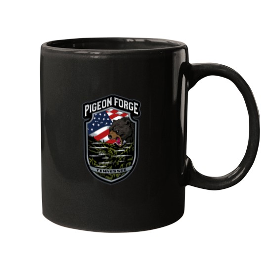 Discover Family Pigeon Forge  Souvenirs Bears Gifts TN Flag Mugs
