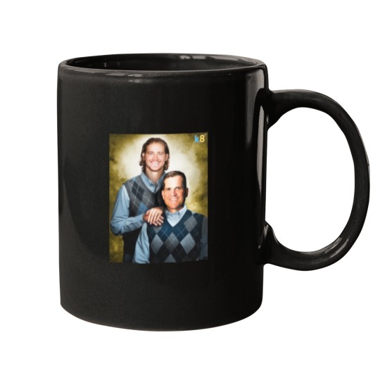 Discover Streetwear - Football Justin Herbert and Jim Harbaugh Mugs