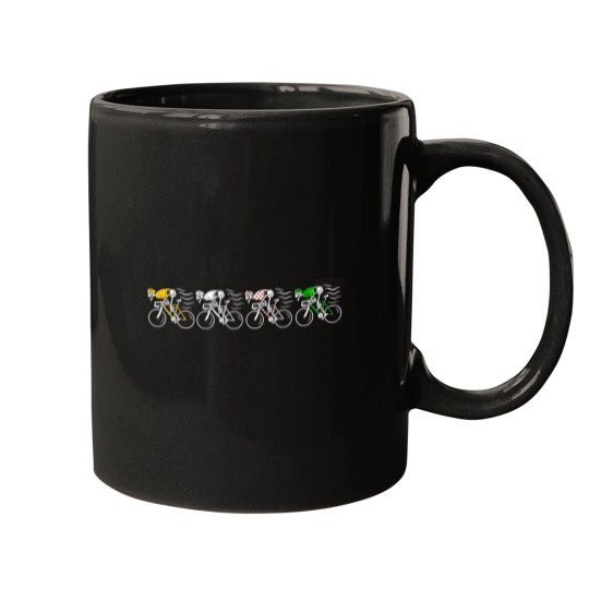 Discover Tour de France Halloween Cycling Mugs