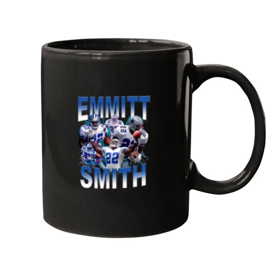 Discover Vintage 90s Graphic Style Emmitt Smith Mugs, Emmitt Smith Mugs, Sport Mugs