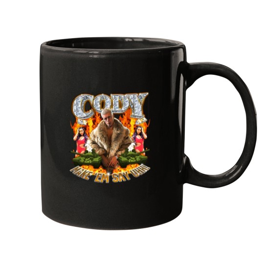 Discover Cody Rhodes Make 'Em Say Uhh Mugs Cotton Men's Mugs