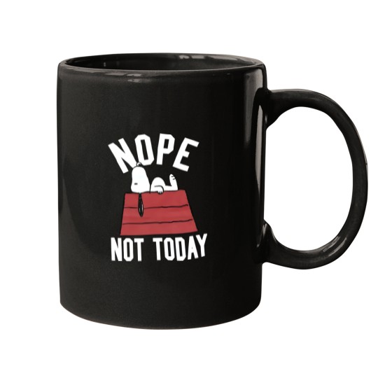 Discover Snoopy Nope Not Today Mugs