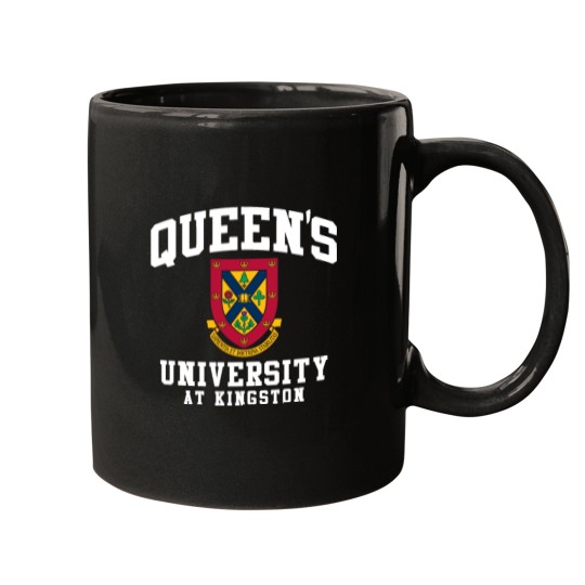 Discover Queens University At Kingston Logo Mugs