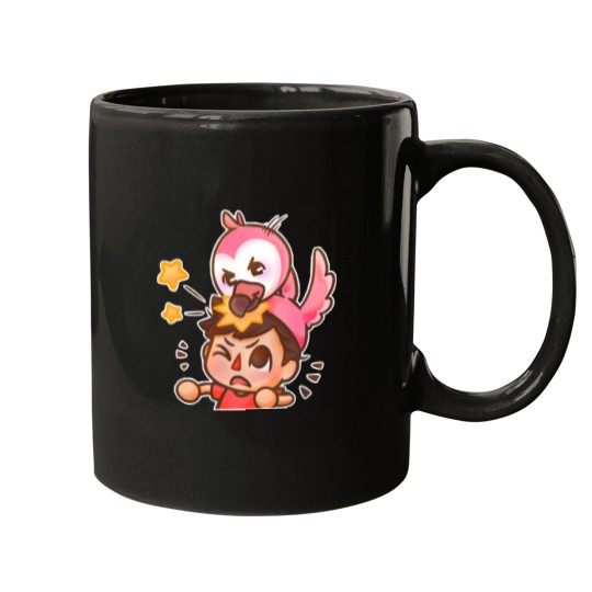 Discover Albert Flamingo Youtooz Sticker Mugs