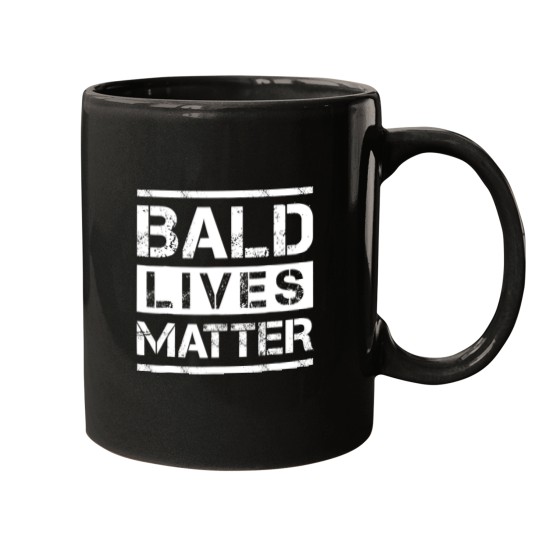 Discover Bald Lives Matter- Funny Bald Head Mugs s For Man For Women LoveForT-Shir Mugs