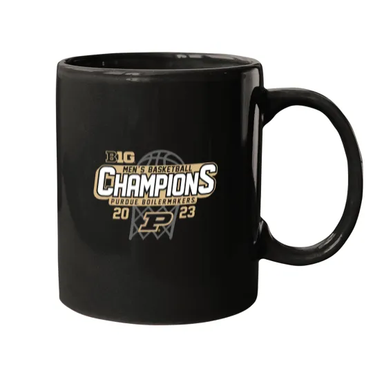 Discover Purdue Boilermakers Big Ten Champs Mens Basketball Mugs