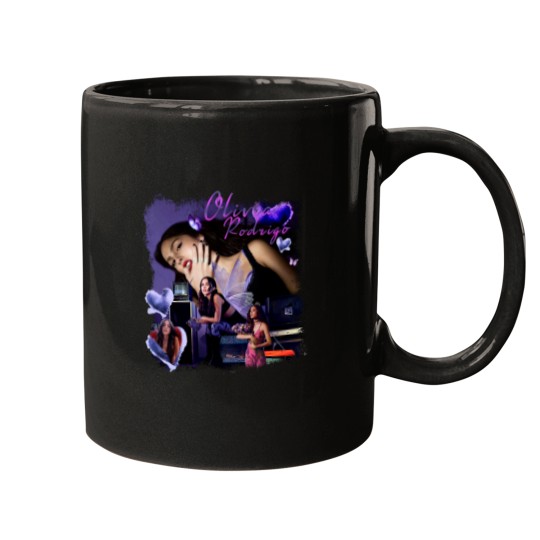 Discover Vintage 90s Bootleg Style Olivia Rodrigo Mugs