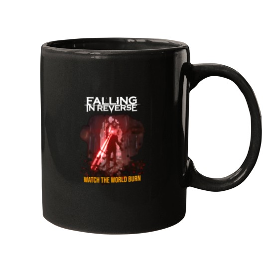 Discover falling in reverse watch the world burn Mugs