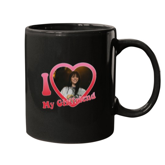 Discover I Love My Girlfriend Billie Eilish Unisex Mugs