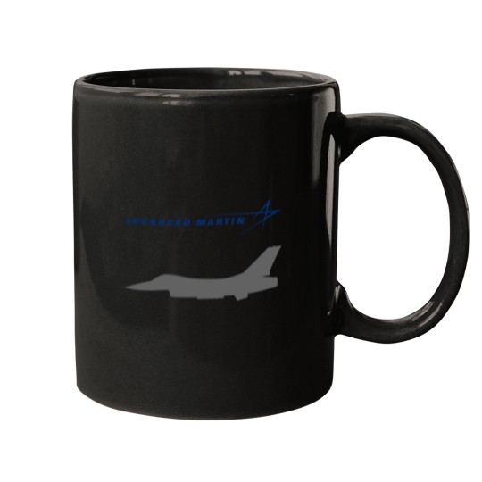 Discover Lockheed Martin F-16 Fighting Falcon Logo Unisex Mugs
