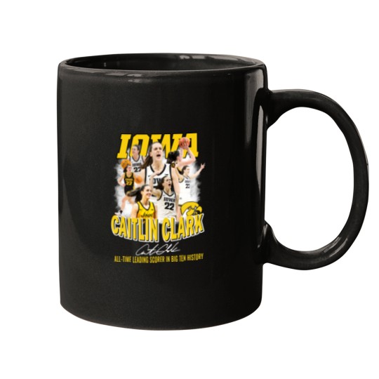 Discover Caitlin Clark All Time Leading Scorer In Big Ten History Mugs, Basketball 2024 Caitlin Clark Mugs