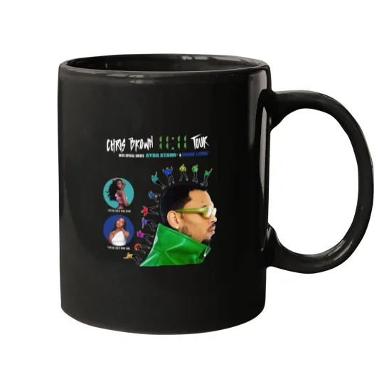 Discover Chris Brown 11:11 Tour 2024 Mugs - Fan Merchandise