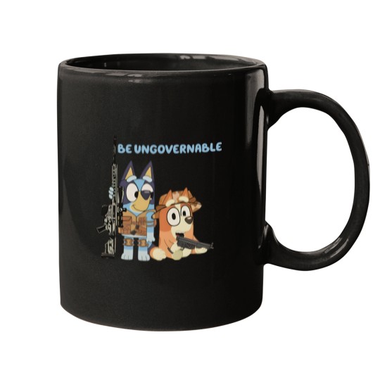 Discover BlueyDad Be Ungovernable Mugs | BlueyDad And Bingo Family Mugs