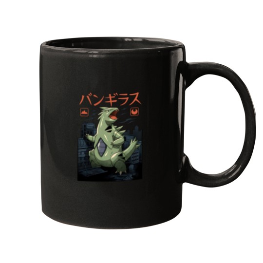 Discover Tyranitar Japanese Monster Mug for Fans