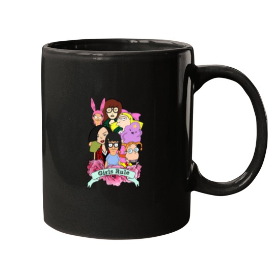 Discover Rule the Cool: 90's Girls Rule Cartoon Mugs