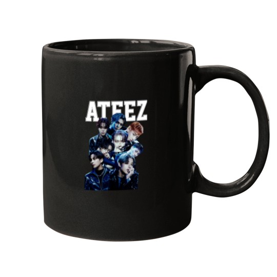 Discover Ateez Vintage Mugs, Ateez Mugs,Ateez Break The Wall Mugs