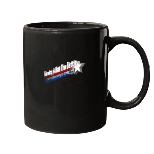 Discover Knowing is Half the Battle Mugs