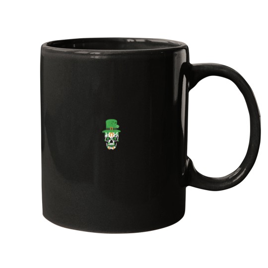 Discover St Patricks Day Skull Irish Shamrock of Dead Men Women 5113 Mugs