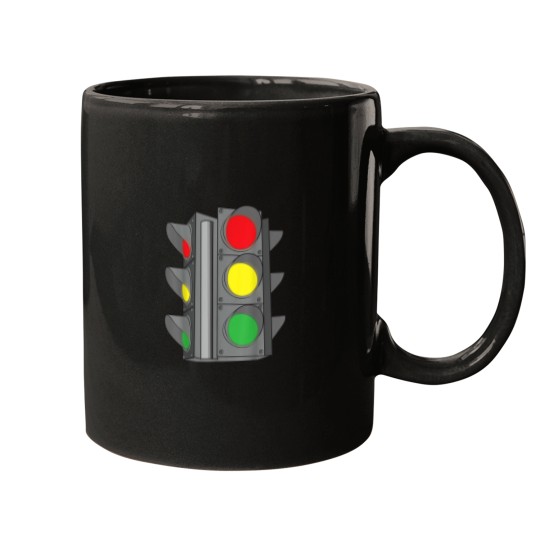 Discover Cool Traffic Light Funny Lazy DIY Halloween Costume Gift Mugs