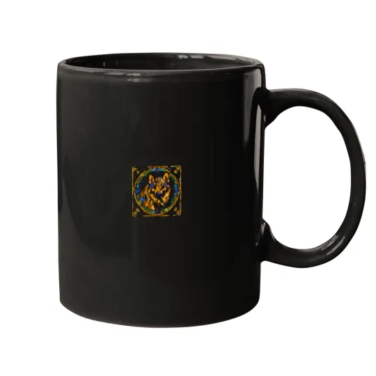 Discover Swedish Vallhund Stained Glass Swedish Vallhund Mugs
