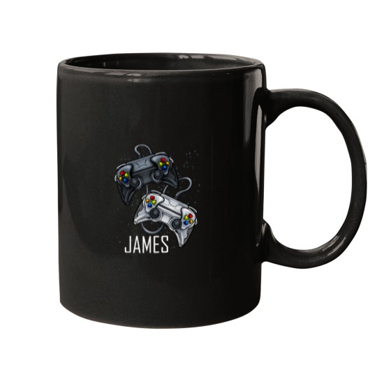 Discover James Video Game Online Gaming Gamer Player Boys Name 3911 Mugs