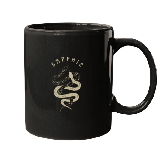 Discover Sapphic Mugs, Mystical Sapphic Snakes, Boho Celestial