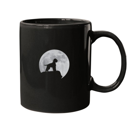 Discover Moon And Dog Silhouette Lagotto Romagnolo Mugs